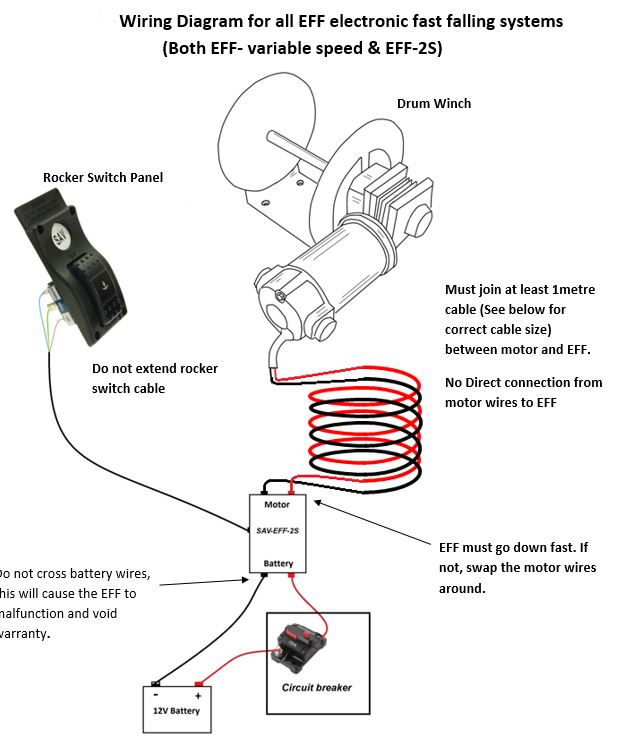 Wiring Diagram | Savwinch Boat Anchor Winch Specialists